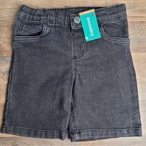 NWT Garanimals Size 4T Toddler Boy Black Jean Shorts